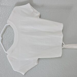 ALO Open Back tie tee